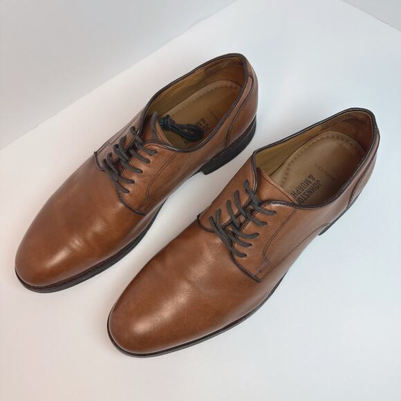 Johnston & Murphy Reeve Plain Toe | Brown | 10.5 - Picture 2 of 9